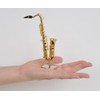 Miniature Trumpet - Brass Golden Color - Decorative Music Item