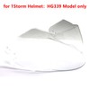 1Storm Motorcycle Modular Dual Visor Helmet Visor Shield: Model HG339