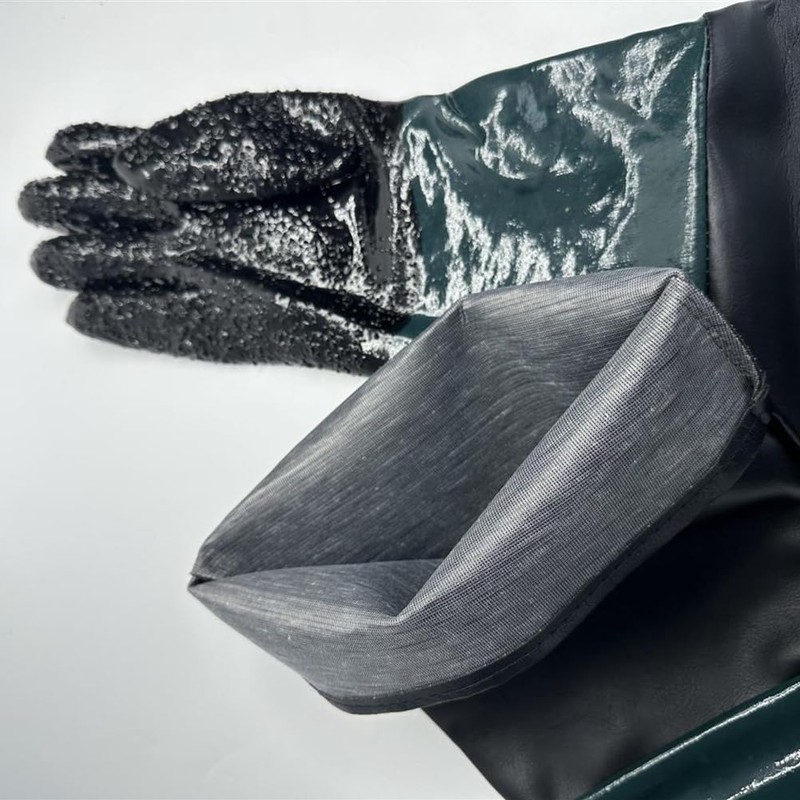 Peakloong Blast Rubber Gloves for Sandblasting Sandblaster Sand Blast Cabinet