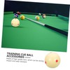 Mipcase Resin Training Cue Ball Wear Resistant Billiard Supplies with