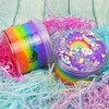 Rainbow Cloud Slime,Non-Sticky and Super Soft Scented Slime,Stress Relief Toy