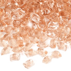 Mr. Fireglass 1/2-Inch Polygon Fire Glass for Fireplace Fire Pit & Lanscaping, 10 Pounds High Luster Elegant Gold