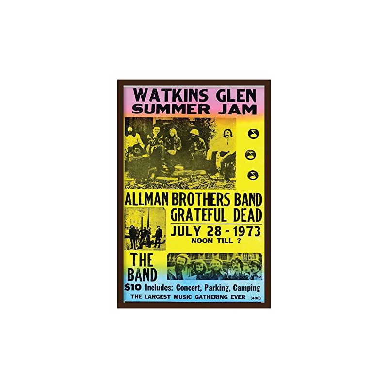 Fresh Prints of CT Showprint Concert Poster Watkins Glen -