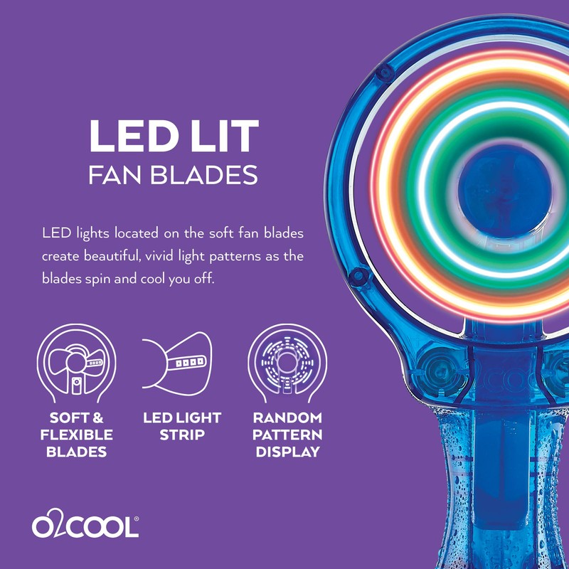 O2COOL Luces LED de Lujo de Mano Alimentado por batería