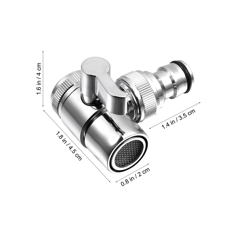 DOITOOL Faucet Diverter Valve with Aerator and Male Threaded Adapter,