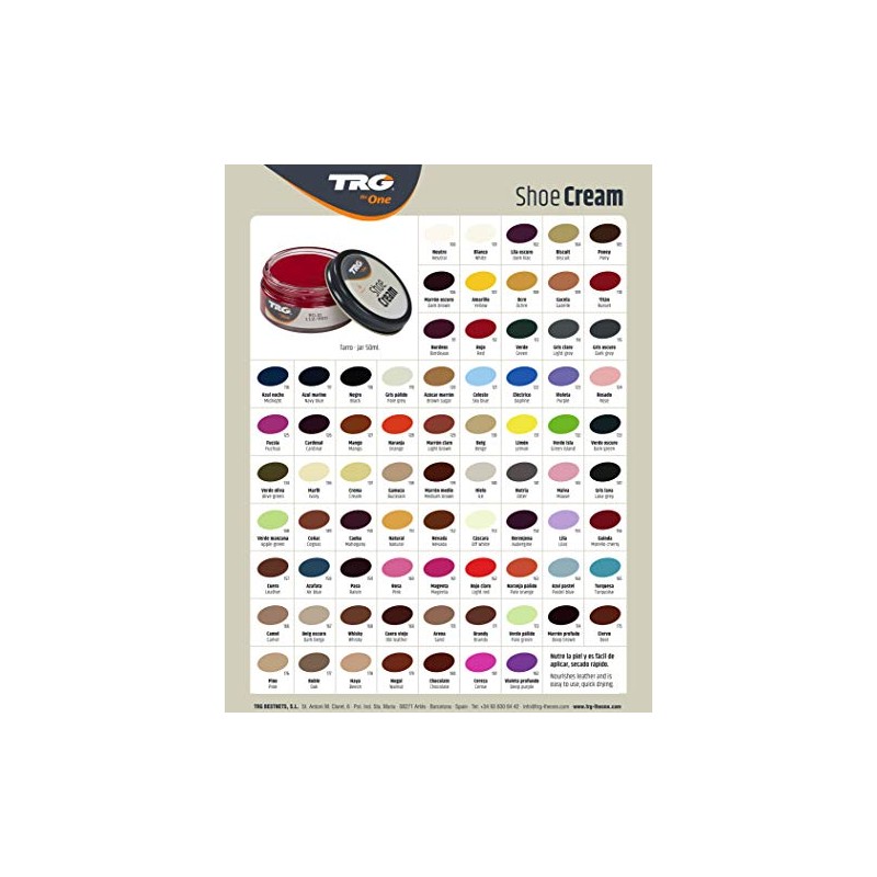 TRG Leather Cream Shoes For Bags, Nourishment and Care, 1.7