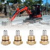 4Pcs Excavator Foot Pedal Valve High Accuracy Hard Harmless Excavator