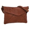 Gusti Karisma Women's Leather Shoulder Bag Vintage Brown Leather, black