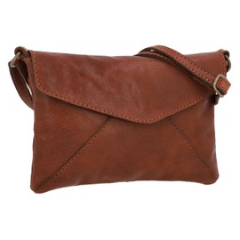 Gusti Karisma Women's Leather Shoulder Bag Vintage Brown Leather, black