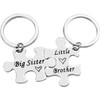 Tecreo Sister Brother Keyring Set Brother and Sister Gifts for