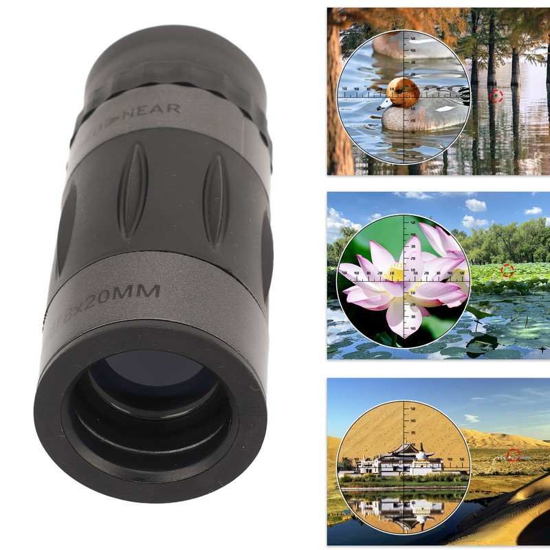 8 X 20 Monocular Telescope Cross Scale High Definition Pocket
