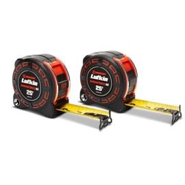 Crescent Lufkin Shockforce G2 25-ft Tape Measure, 2 Pack- L1225SET2V-02