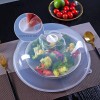 FixtureDisplays 11.4 Inch Microwave Splatter Cover Clear for Food with