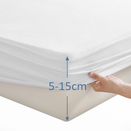 Beedsooth Baby Waterproof Mattress Protector, 60 x 120 cm, Breathable Mattress Topper, Tencel Mattress Protector, Crinkle Free