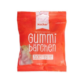 Xucker Gummibärchen ohne Zucker 100g - Vegane Gummibärchen mit Xylit gesüßt I Zuckerfreie Süßigkeiten geeignet für Diabetiker I ohne Gentechnik