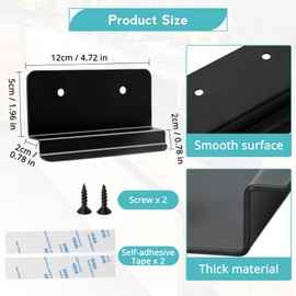 PUNCHMAN Trash Cabinet Foot Pull - 1Pack Cabinet Foot Pull Opener for Kitchen Trash, Touchless Hidden Cabinet Pulls, Cabinet Pulls with Adhesive Backing and Screws, No Drill Pull Out Drawers