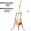Mont Marte Signature Box Floor Easel, Beech Wood 43.5 x