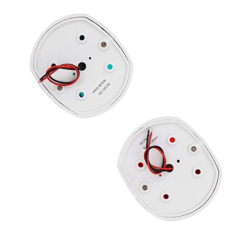 Pair of Signal Lamp Spherical Red Green LED Waterproof Boat
