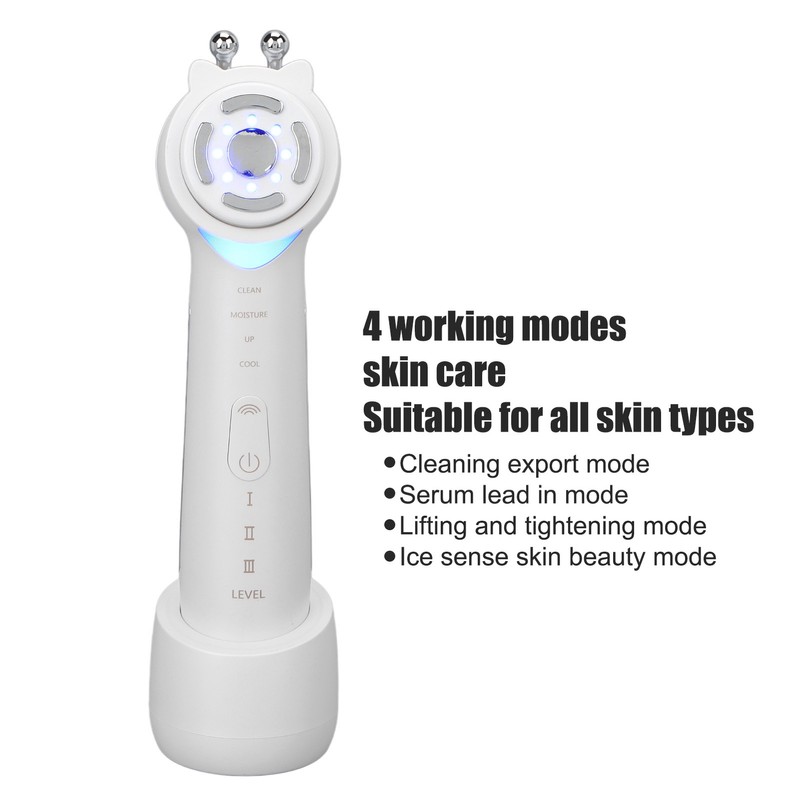 Ultrasonic Facial Cleansing Beauty Machine Household LED Skin Rejuvenation Lifting