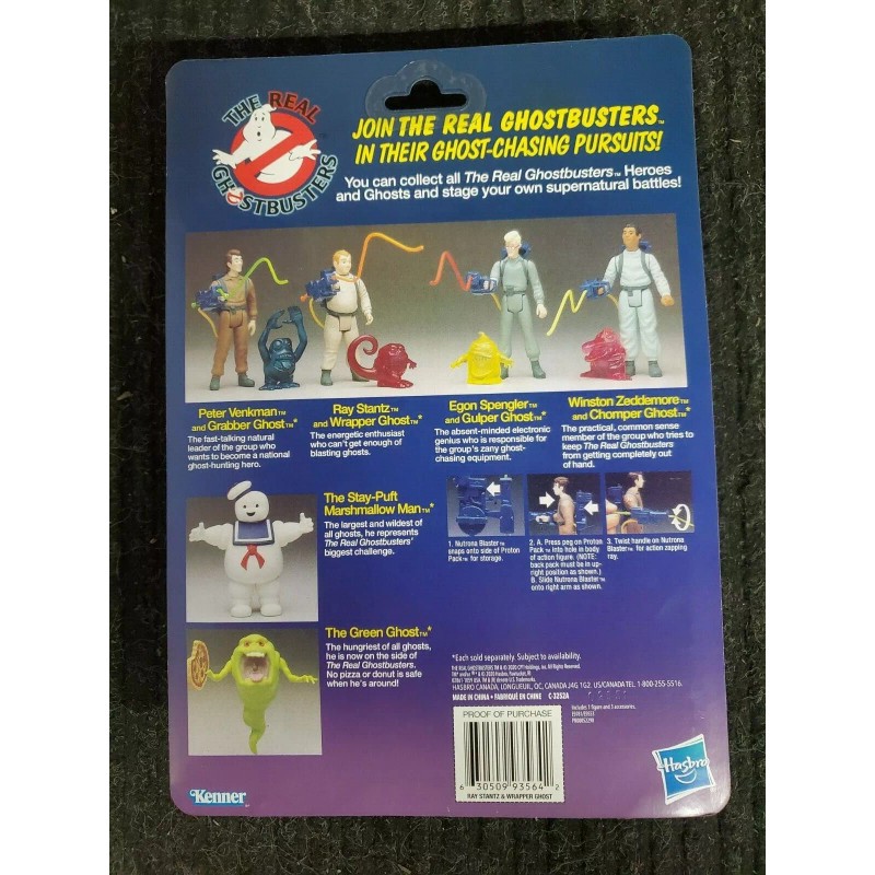 Kenner The Real Ghostbusters Kenner Ray Peter Winston Egon All