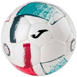 Joma Dali II Ball 400649-497, Unisex, Soccer Ball, Fuchsia/Turquoise, 3, White