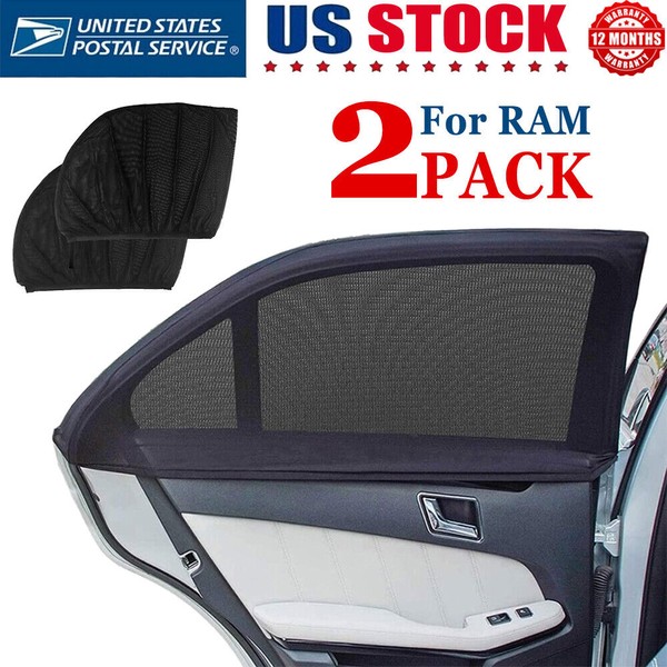 wondercardecor 2024 2pcs Car Side Rear Window Sun Shade Cover