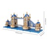 Geniteen Building Blocks Set, London Tower Bridge Model Micro Mini