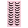False Eyelashes Natural Look Russian Strip Fake Lashes Artificial Cat