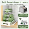 Under Sink Organizer, 2 Pack Cabinet Organizer for Kitchen, Height