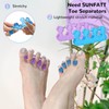 SUNFATT Toe Separators for Pedicure,Toe Separators for Women,Pedicure Toe Spacers