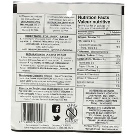 MAYACAMAS Gluten Free Mushrooms Sauce Mix, 28g