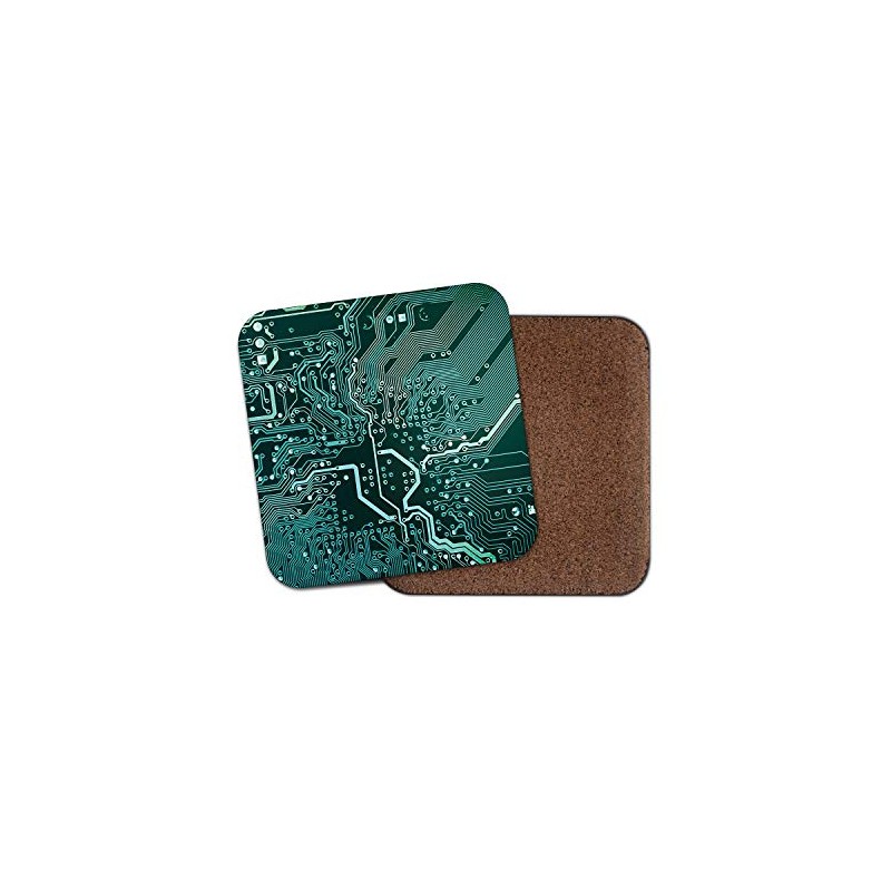 1 x Motherboard Computer Wizz Coaster - Circuit Board Chip