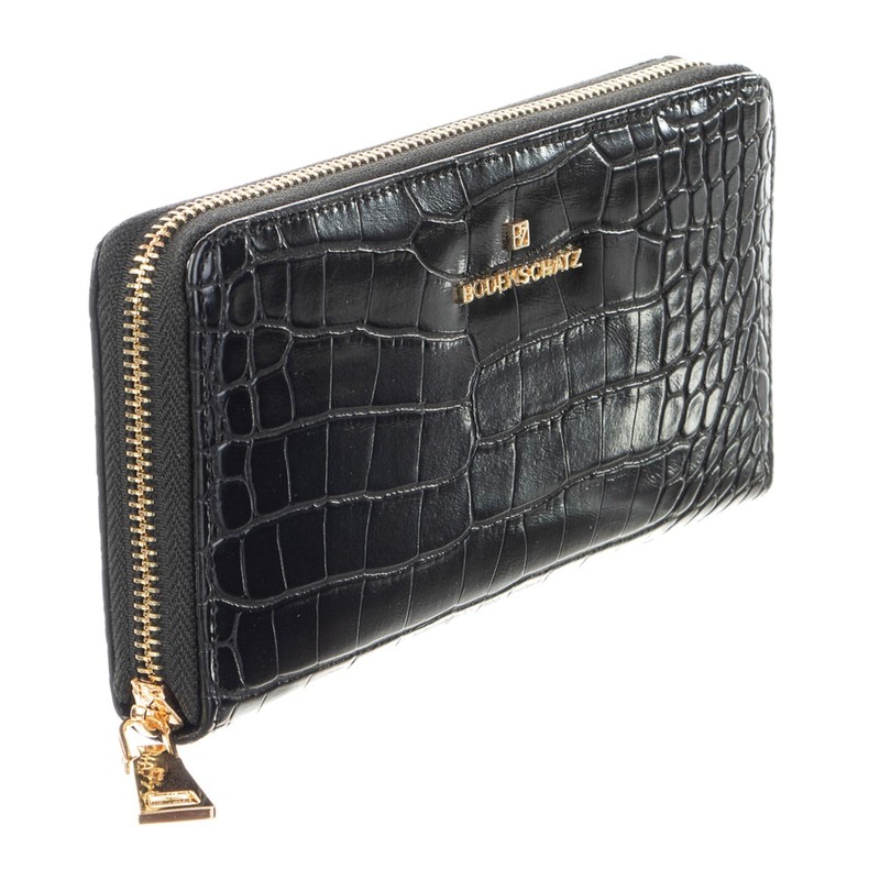 Bodenschatz Zip Around Wallet Black, black