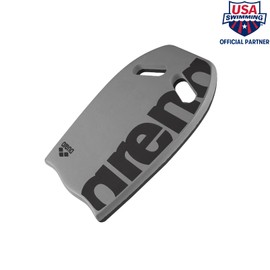 Arena Unisex Swim Kickboard for Adults, Swimming Training Aid Pool Exercise Equipment, Silver