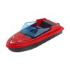 LOVIVER Mini Motorboat Model, Alloy Simulation Speedboat Educational Toy, Micro