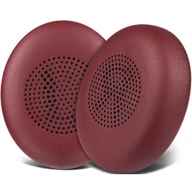 SOULWIT Ersatz Ohrpolster für Jabra Evolve2 65 (65MS 65UC USB)/Evolve2 40 (40UC 40MS USB)/Elite 45h On-Ear Wireless Headset, Ersatzpolster mit weicherem Protein-Leder