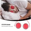 VICASKY 6Pcs Reusable Hot Cold Eye Masks Cartoon Design Blindfolds