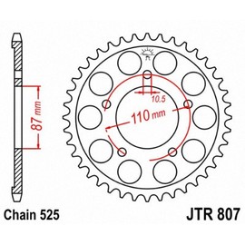 JT Sprockets JTR807.45 45T Steel Rear Sprocket