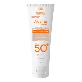 Protector Solar Dermatológico Facial Actine Colors Claro FPS50+ 40g Darrow