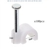 Mini Skater Ethernet Cables Wire Clip with Steel Nail for