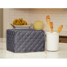 Covermates Keepsakes – Toaster Cover – Dust Protection - Stain Resistant - Washable – Appliance Cover, Slate