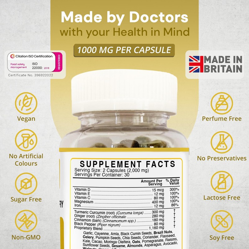 Strength & Spices Bone, Muscle & Joints 100% Natural Supplement