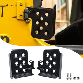 Foot Pegs Door Hinge Step Kick Panel Foot Pedal Exterior Accessories for Jeep Wrangler TJ 1997-2006
