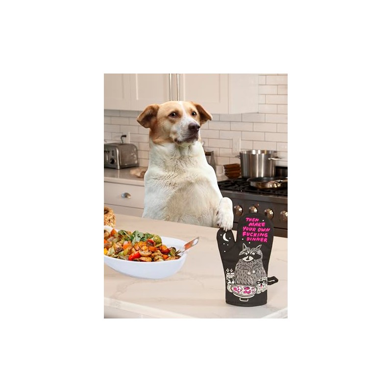 Make Your Own Dinner - Oven Mitt - Blue Q