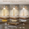 Techcircle Socket Fan Light with Remote Control, 20" Screw in