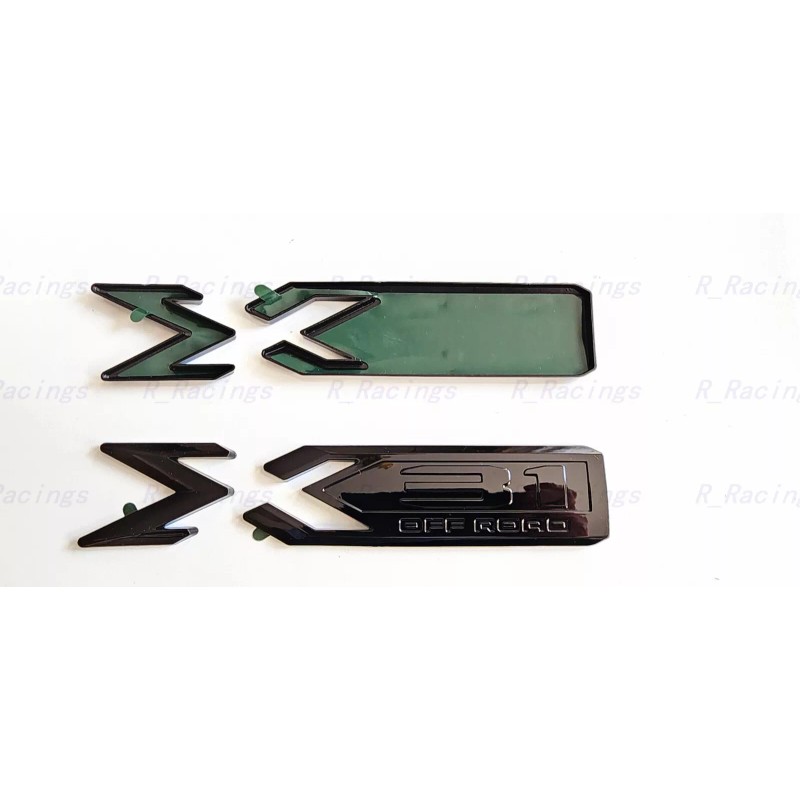 Sierra Overlay Gloss black X31 Off Road Sierra Elevation Emblem