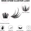 Cluster Lashes Individual Eyelashes, Wide Handle, D-Curl, DIY Single, Soft