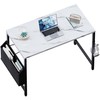 Pamray 32 Inch Computer Desk for Small Spaces with Storage