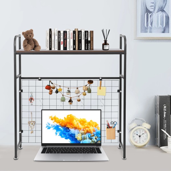 Unbranded Desk Storage Shelf Office Table Computer Rack Desktop Bookshelf