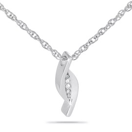 Stainless Steel Ornate Slider Pendant Funeral Cremation Urn